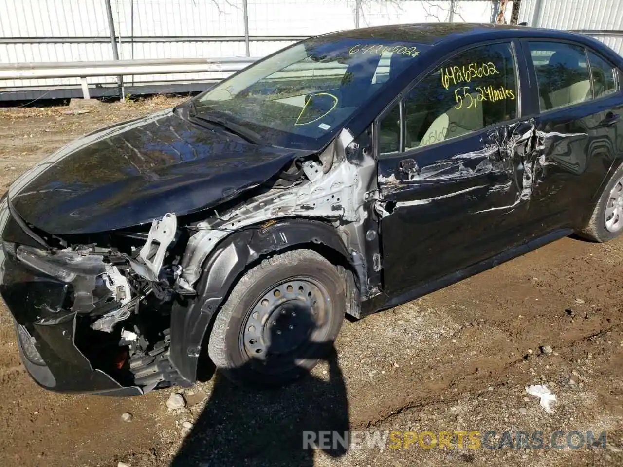 9 Photograph of a damaged car JTDEPRAEXLJ027172 TOYOTA COROLLA 2020