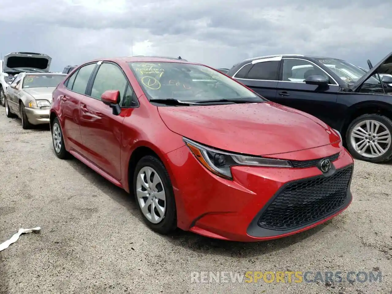 1 Photograph of a damaged car JTDEPRAEXLJ027513 TOYOTA COROLLA 2020