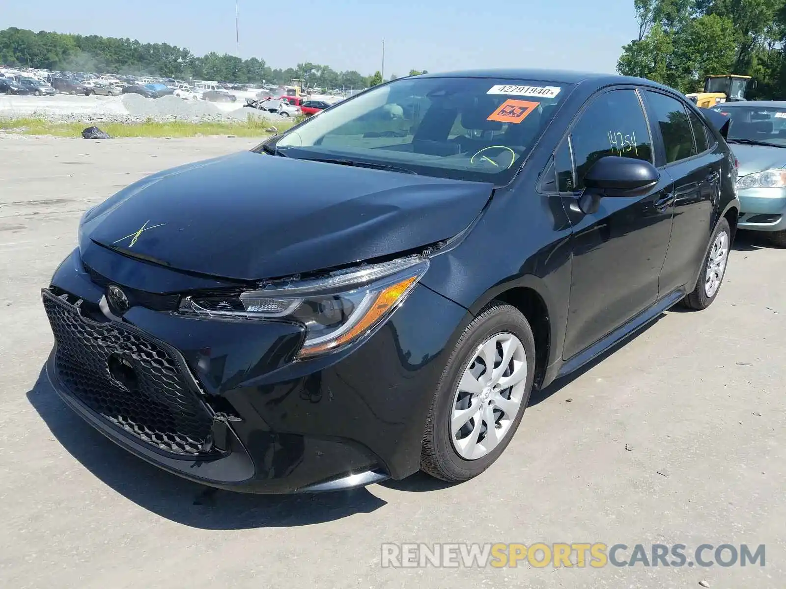 2 Photograph of a damaged car JTDEPRAEXLJ027527 TOYOTA COROLLA 2020