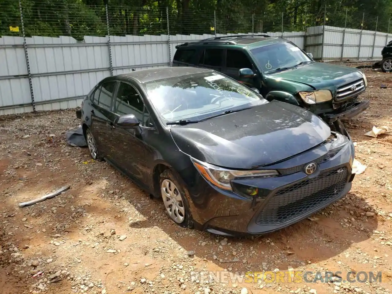 1 Photograph of a damaged car JTDEPRAEXLJ027625 TOYOTA COROLLA 2020