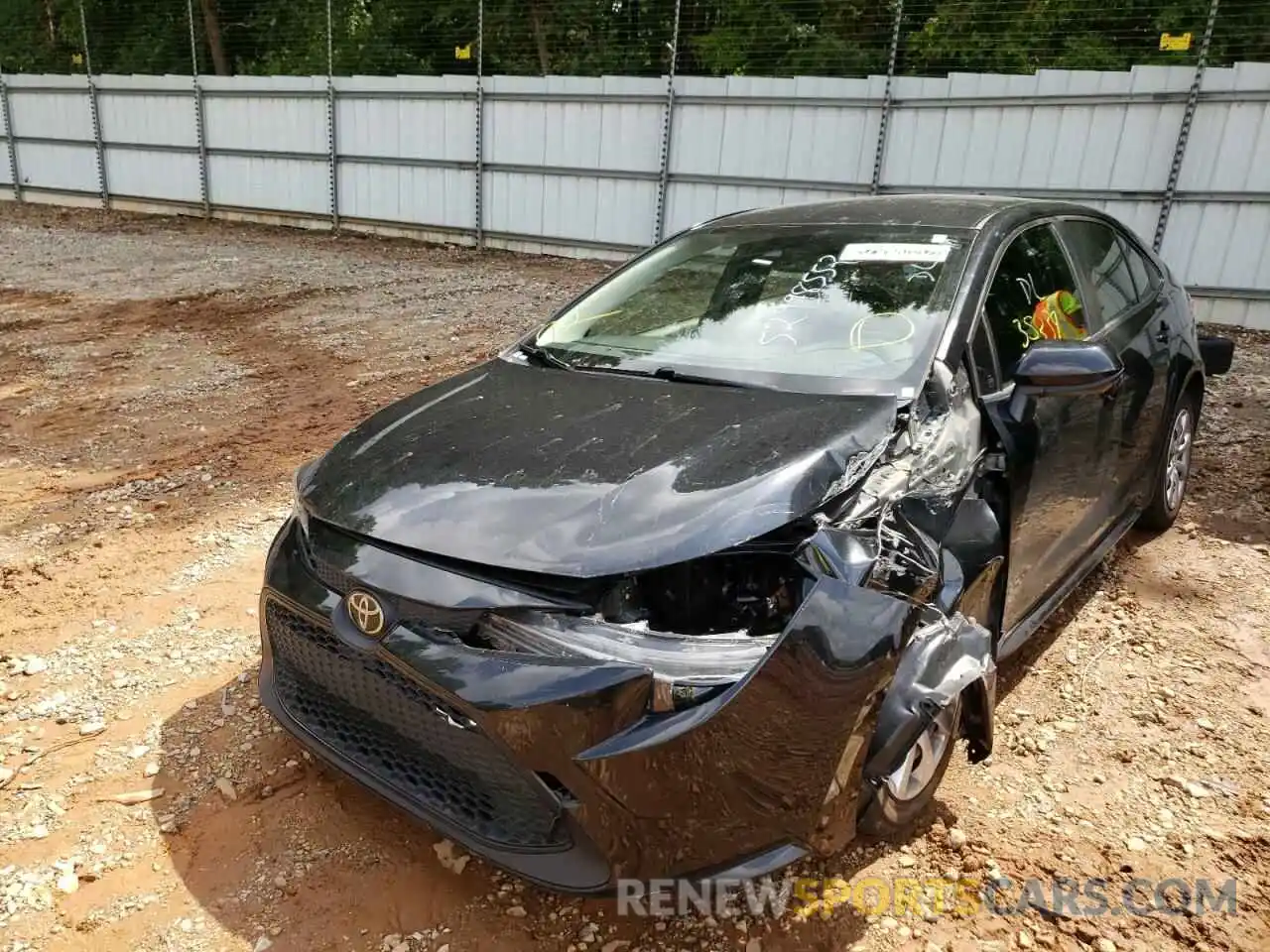 2 Photograph of a damaged car JTDEPRAEXLJ027625 TOYOTA COROLLA 2020