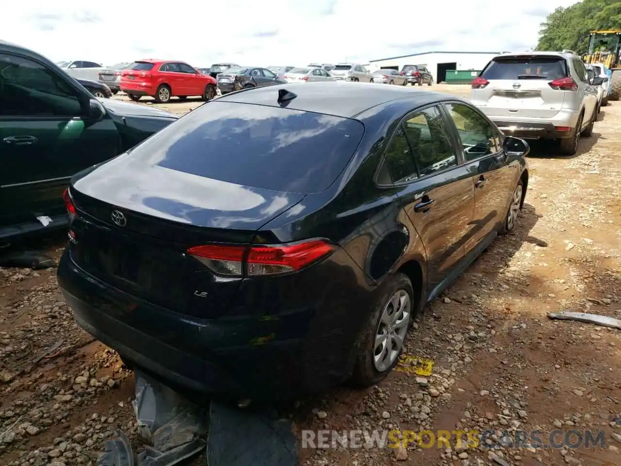 4 Photograph of a damaged car JTDEPRAEXLJ027625 TOYOTA COROLLA 2020