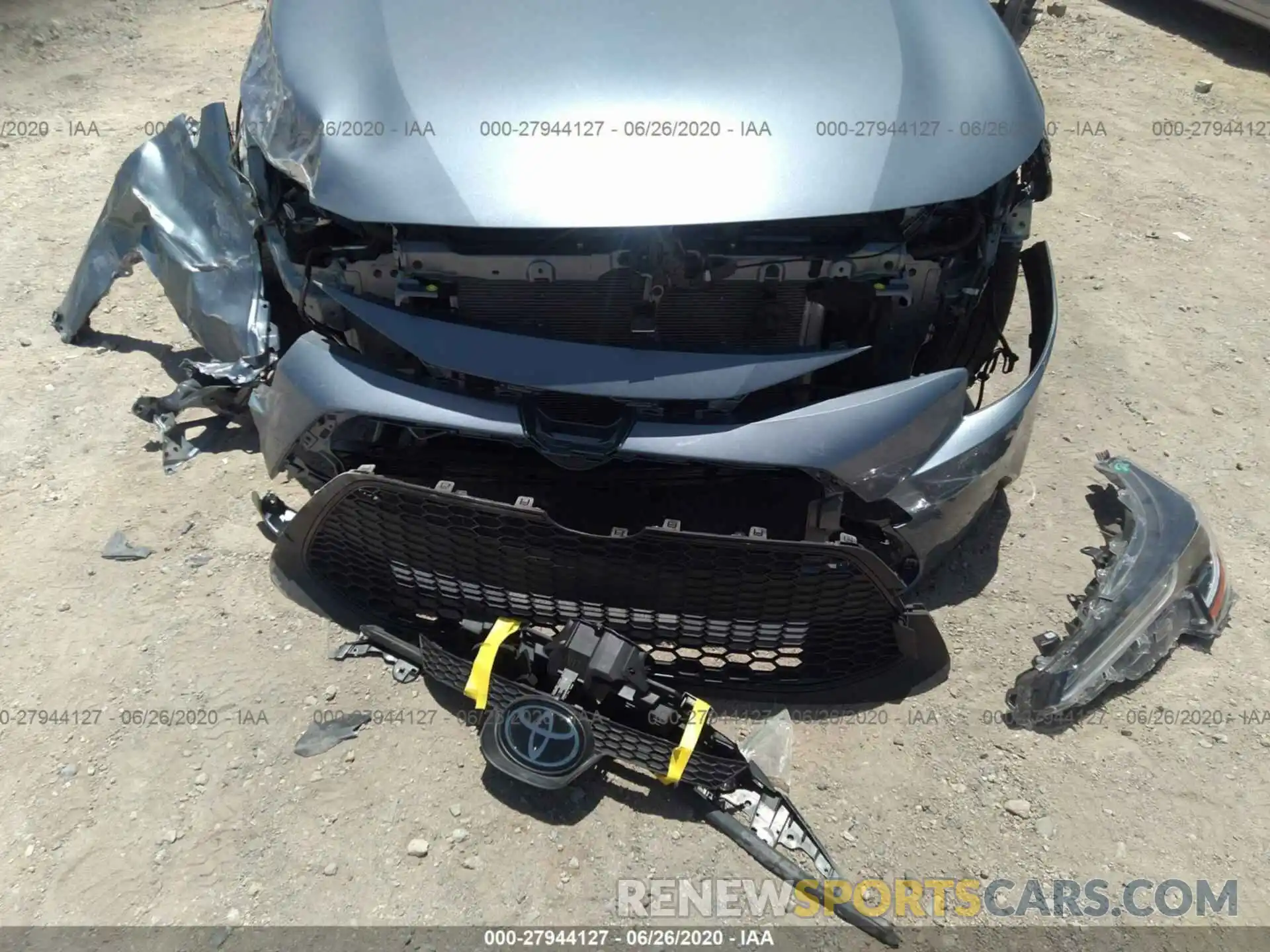 6 Photograph of a damaged car JTDEPRAEXLJ028077 TOYOTA COROLLA 2020