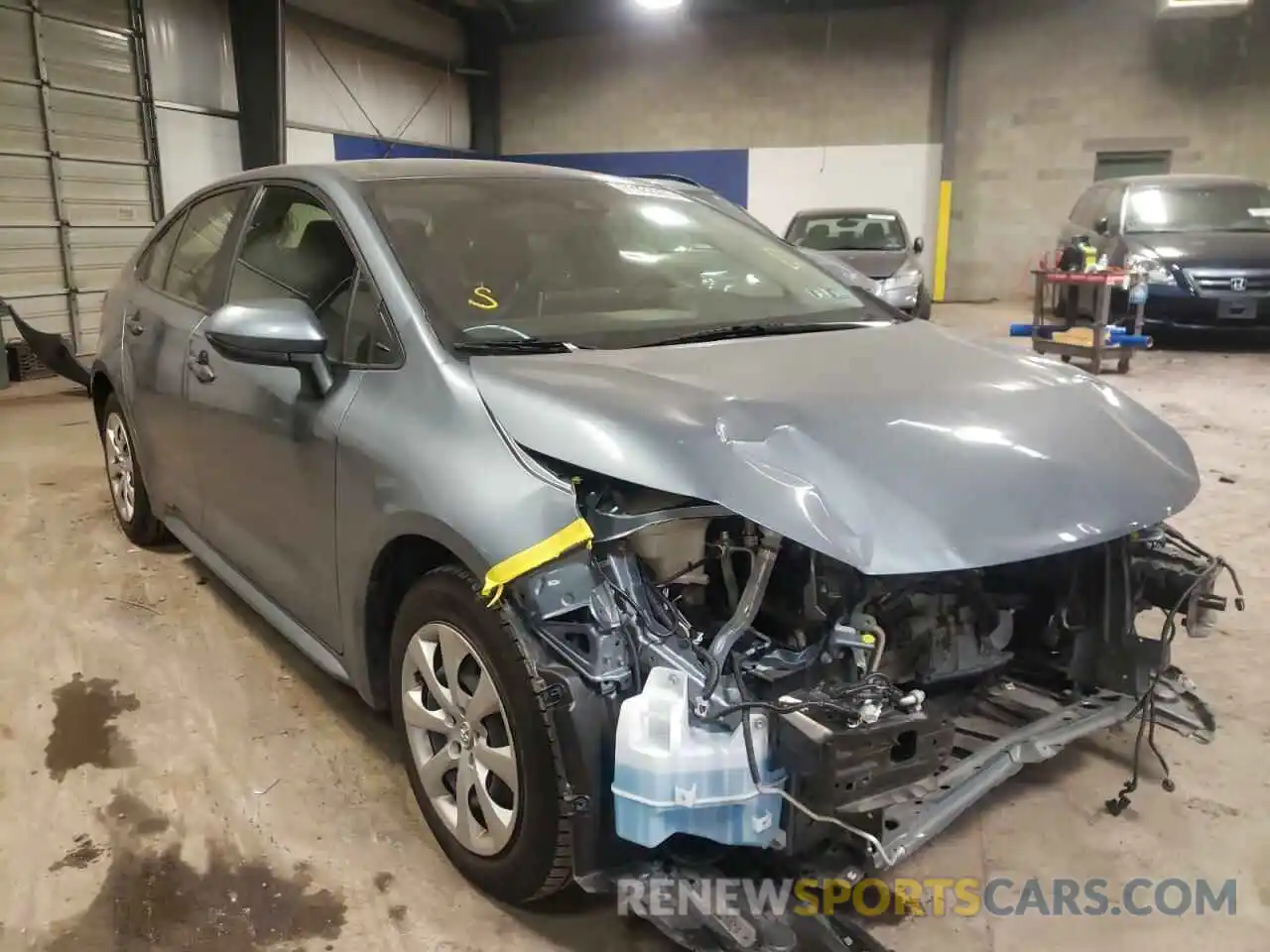 1 Photograph of a damaged car JTDEPRAEXLJ028161 TOYOTA COROLLA 2020