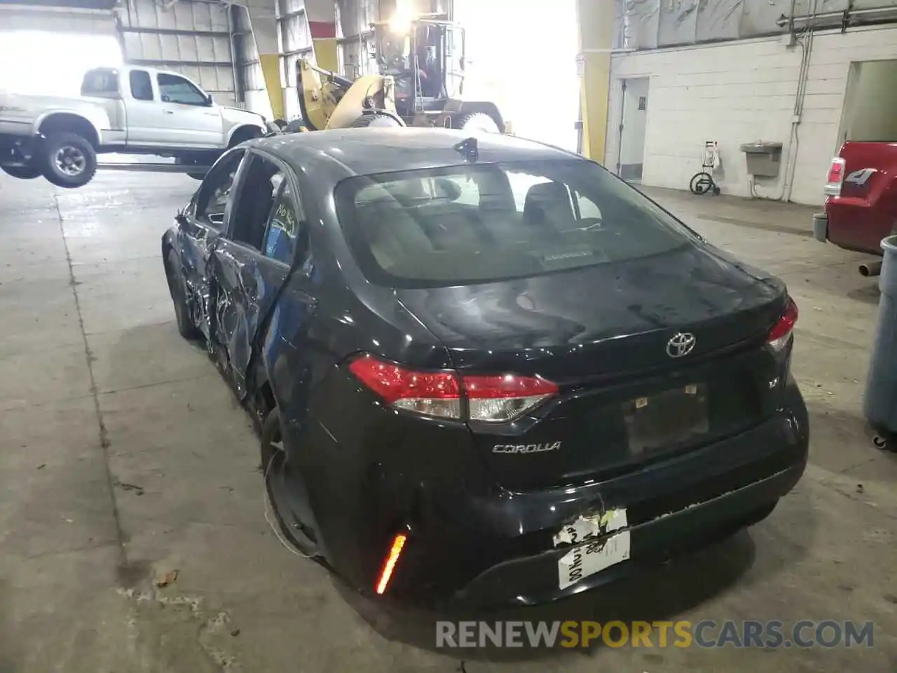 3 Photograph of a damaged car JTDEPRAEXLJ028807 TOYOTA COROLLA 2020