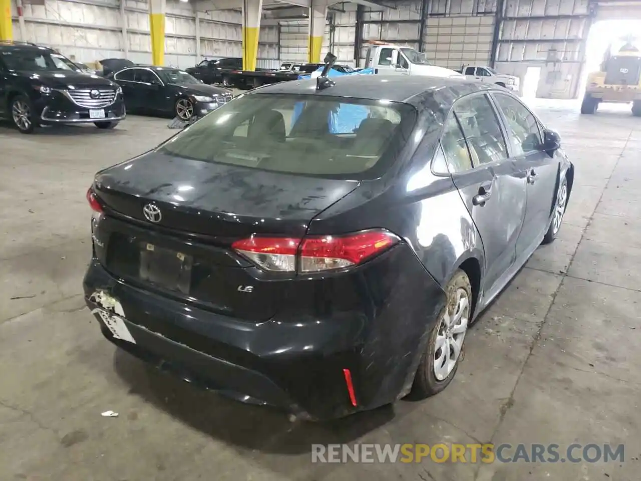 4 Photograph of a damaged car JTDEPRAEXLJ028807 TOYOTA COROLLA 2020