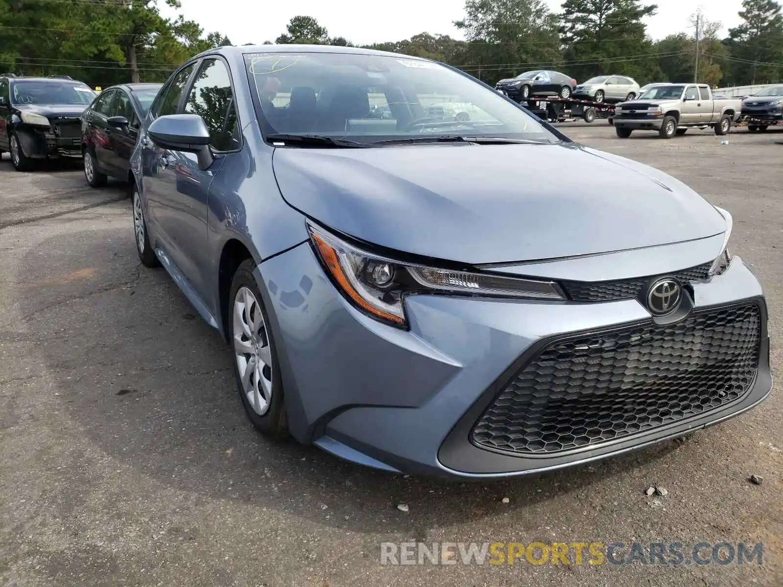 1 Photograph of a damaged car JTDEPRAEXLJ028855 TOYOTA COROLLA 2020