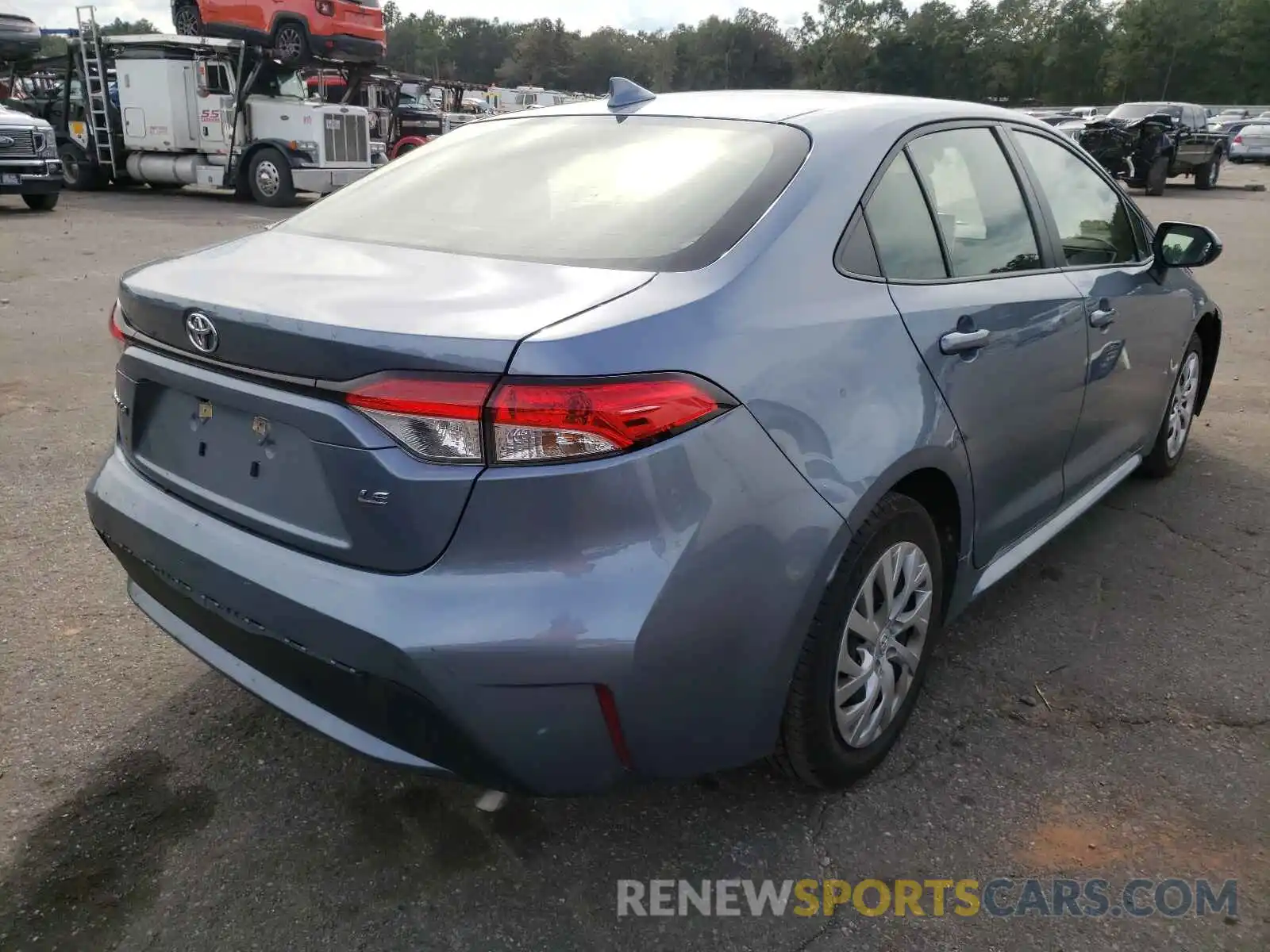 4 Photograph of a damaged car JTDEPRAEXLJ028855 TOYOTA COROLLA 2020