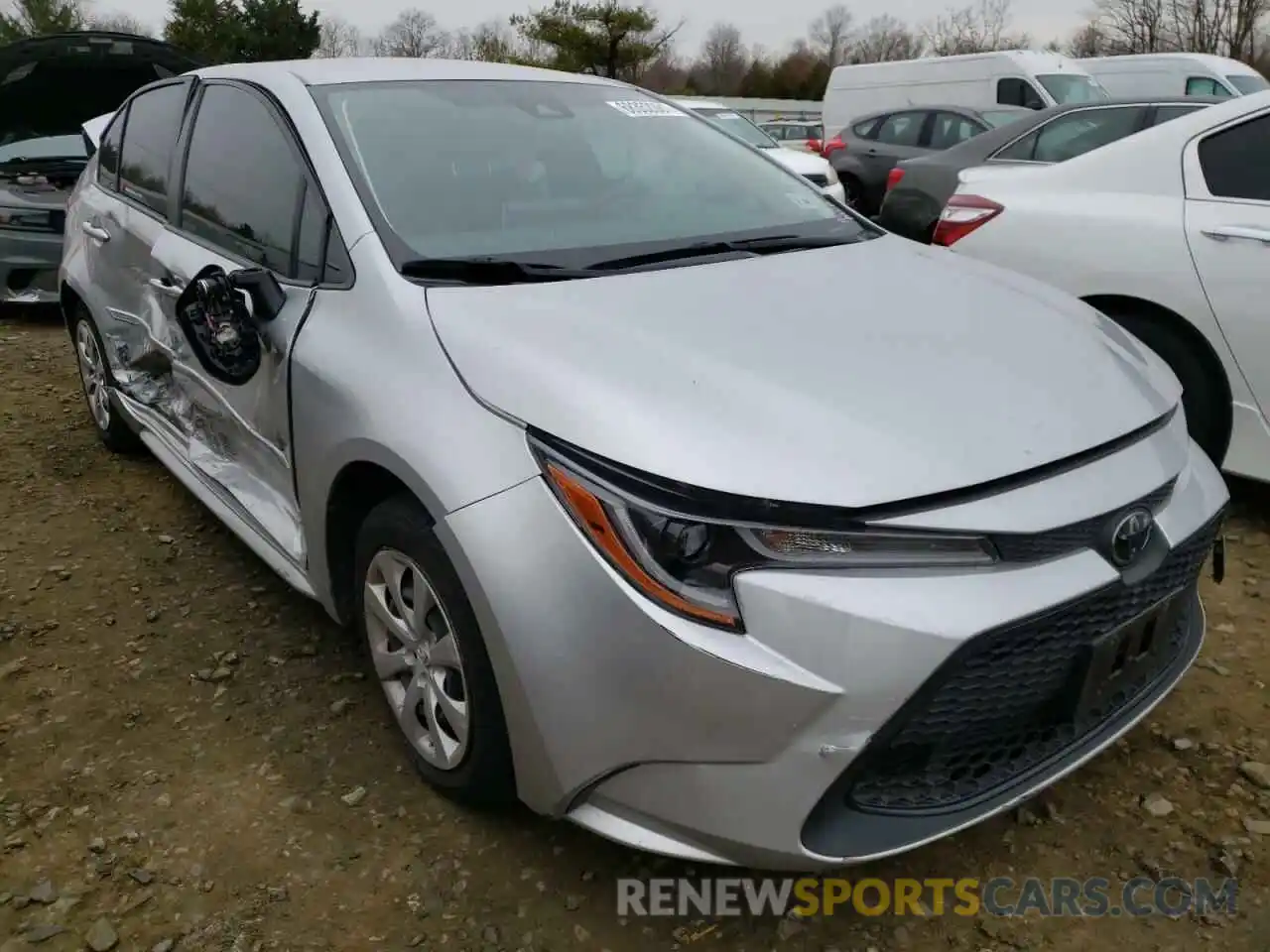 1 Photograph of a damaged car JTDEPRAEXLJ029231 TOYOTA COROLLA 2020