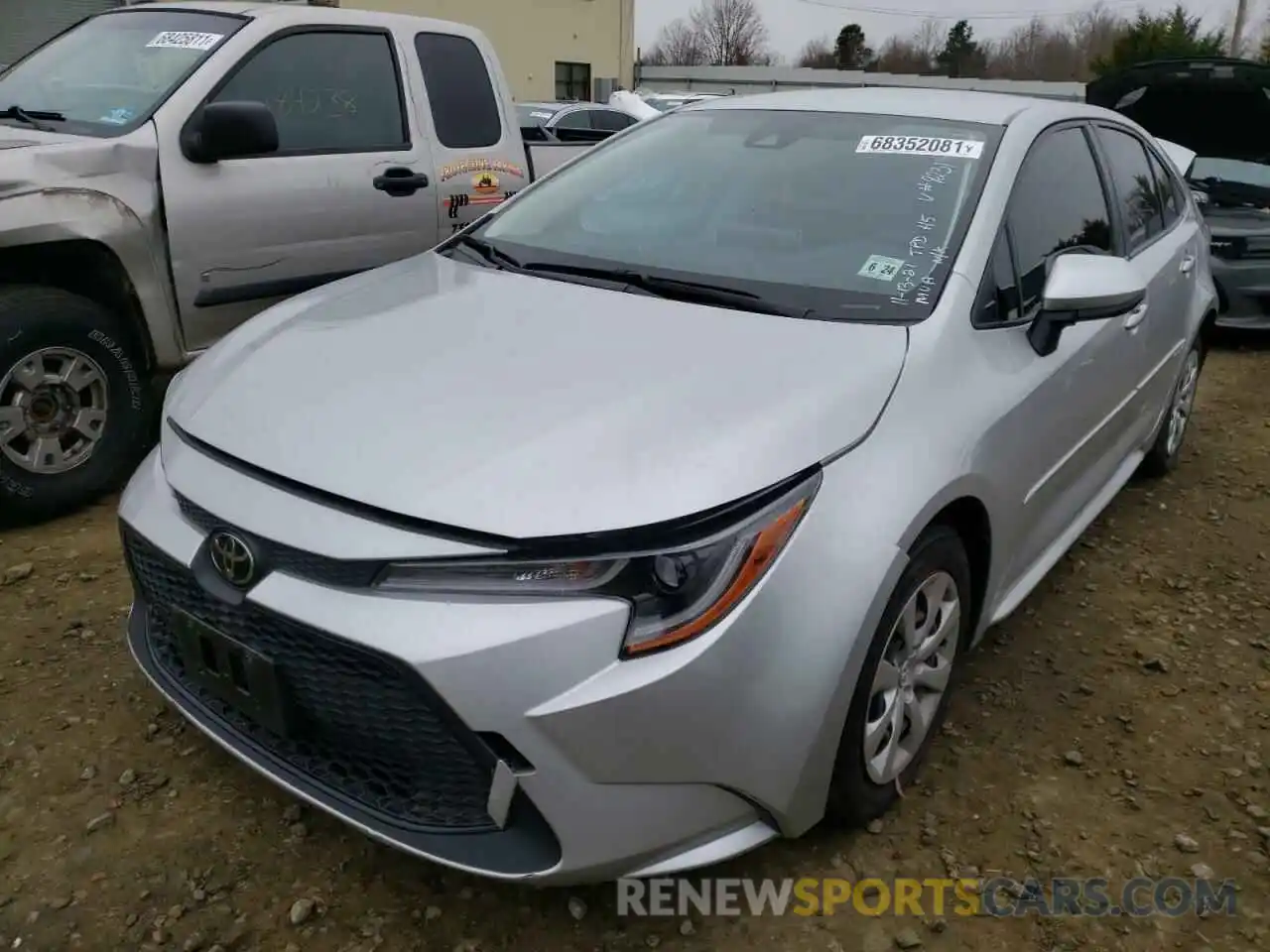 2 Photograph of a damaged car JTDEPRAEXLJ029231 TOYOTA COROLLA 2020