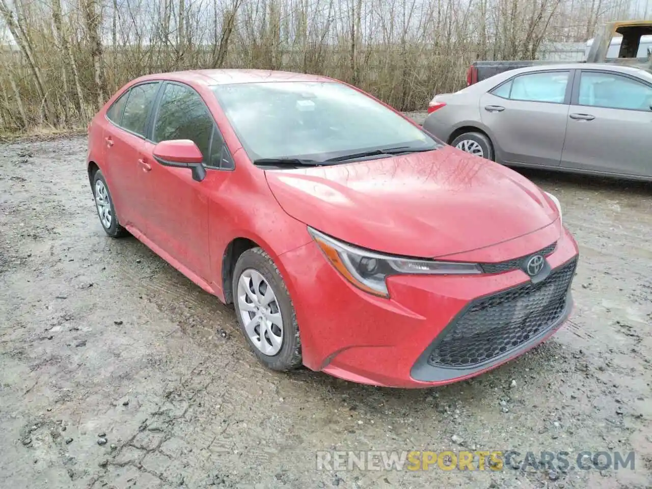 1 Photograph of a damaged car JTDEPRAEXLJ029262 TOYOTA COROLLA 2020