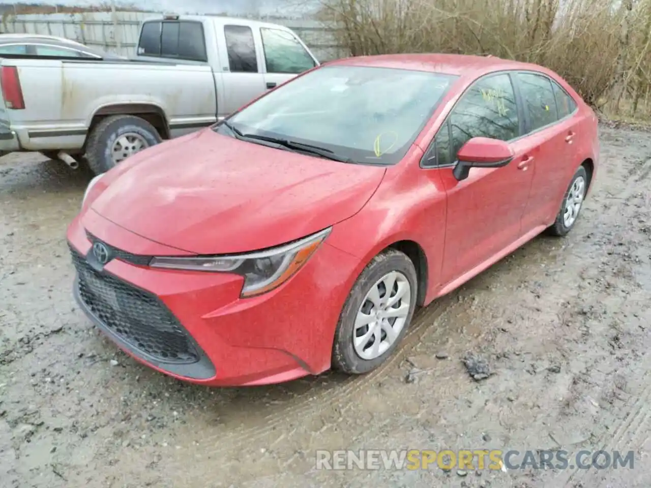 2 Photograph of a damaged car JTDEPRAEXLJ029262 TOYOTA COROLLA 2020