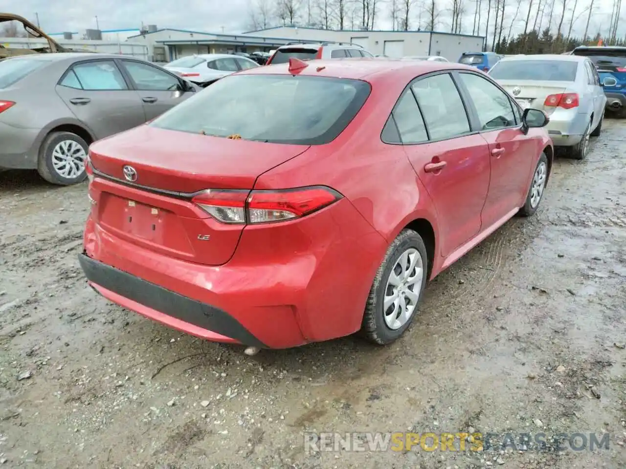 4 Photograph of a damaged car JTDEPRAEXLJ029262 TOYOTA COROLLA 2020