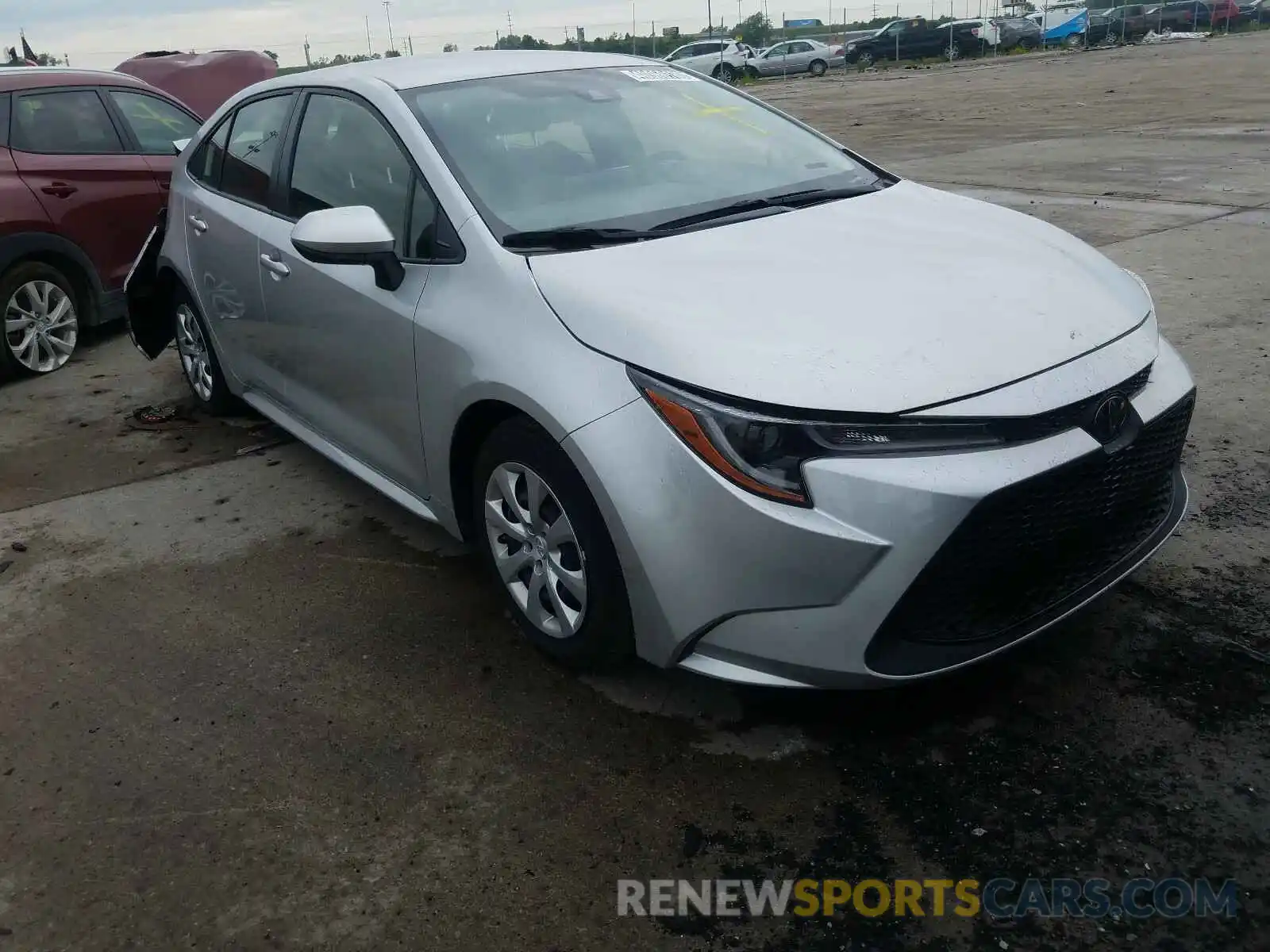 1 Photograph of a damaged car JTDEPRAEXLJ029326 TOYOTA COROLLA 2020