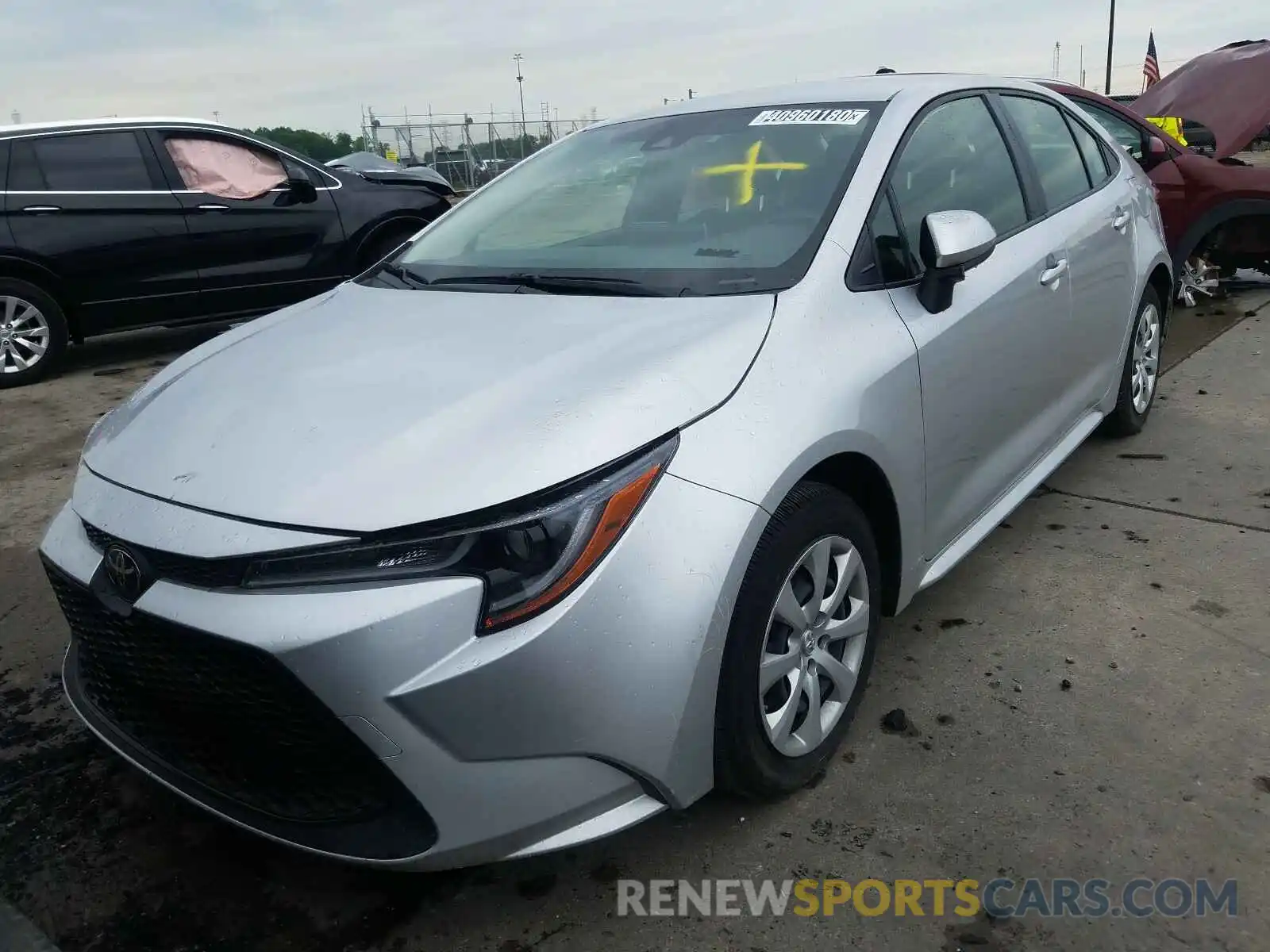 2 Photograph of a damaged car JTDEPRAEXLJ029326 TOYOTA COROLLA 2020