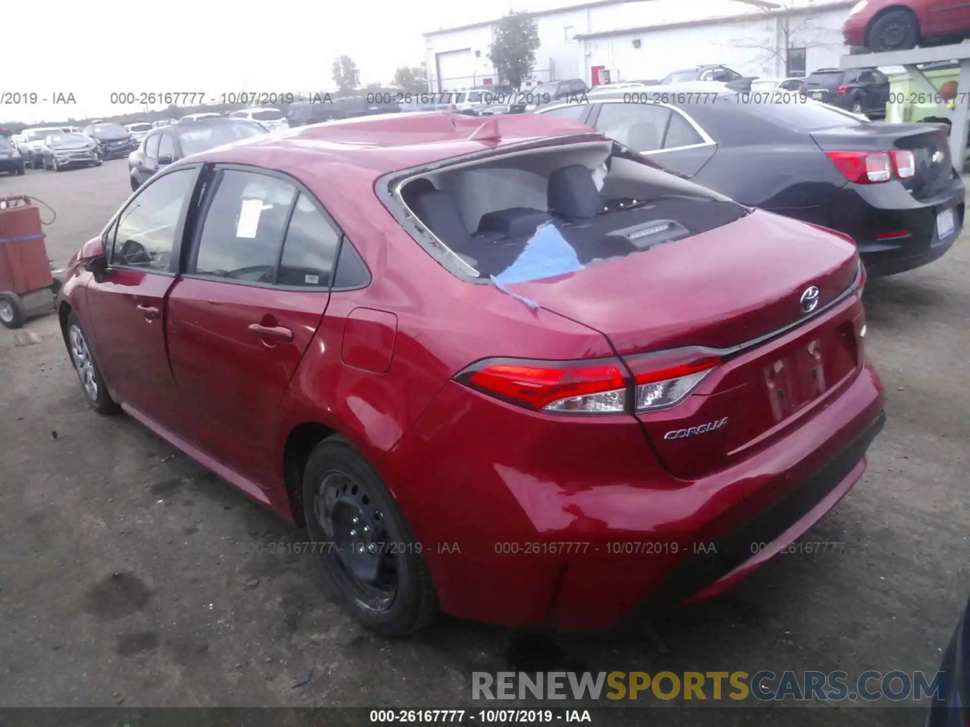 3 Photograph of a damaged car JTDEPRAEXLJ029830 TOYOTA COROLLA 2020