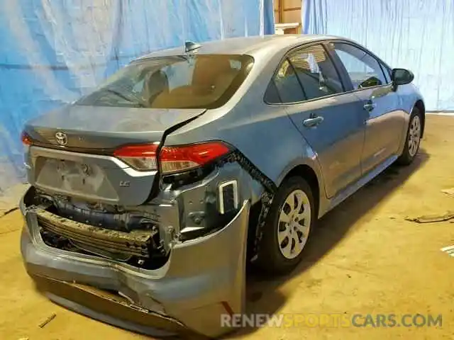 4 Photograph of a damaged car JTDEPRAEXLJ029875 TOYOTA COROLLA 2020