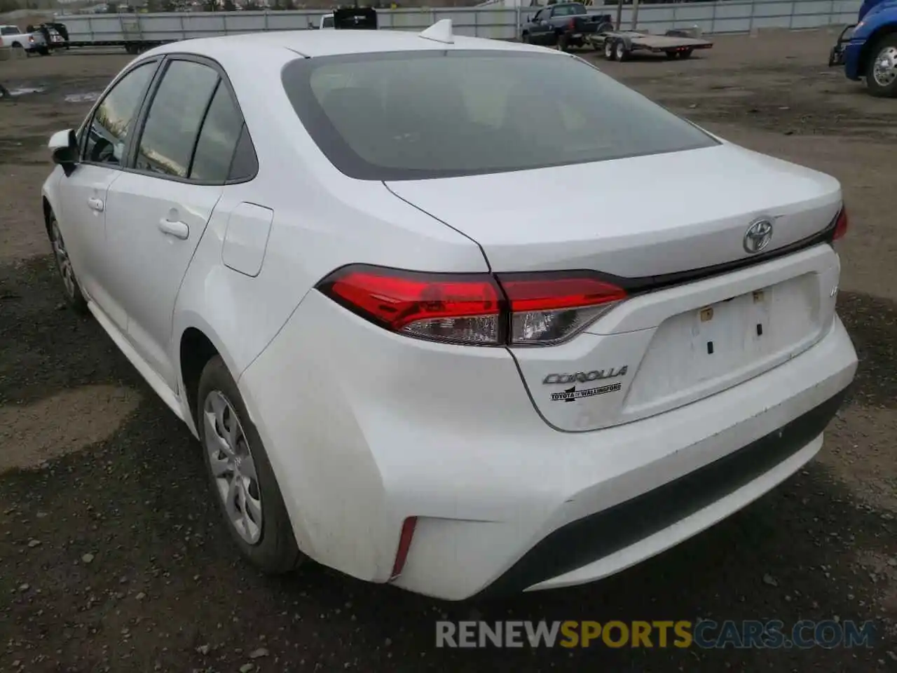 3 Photograph of a damaged car JTDEPRAEXLJ030024 TOYOTA COROLLA 2020