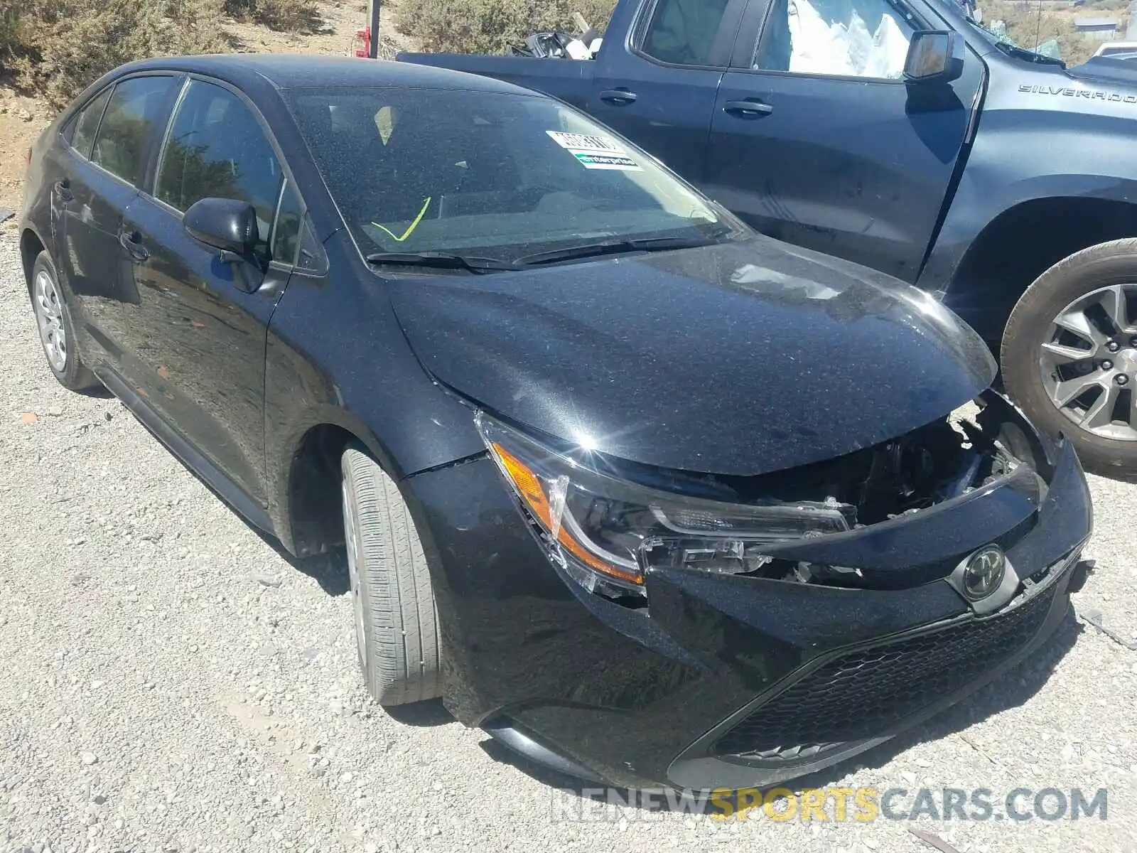 1 Photograph of a damaged car JTDEPRAEXLJ030346 TOYOTA COROLLA 2020