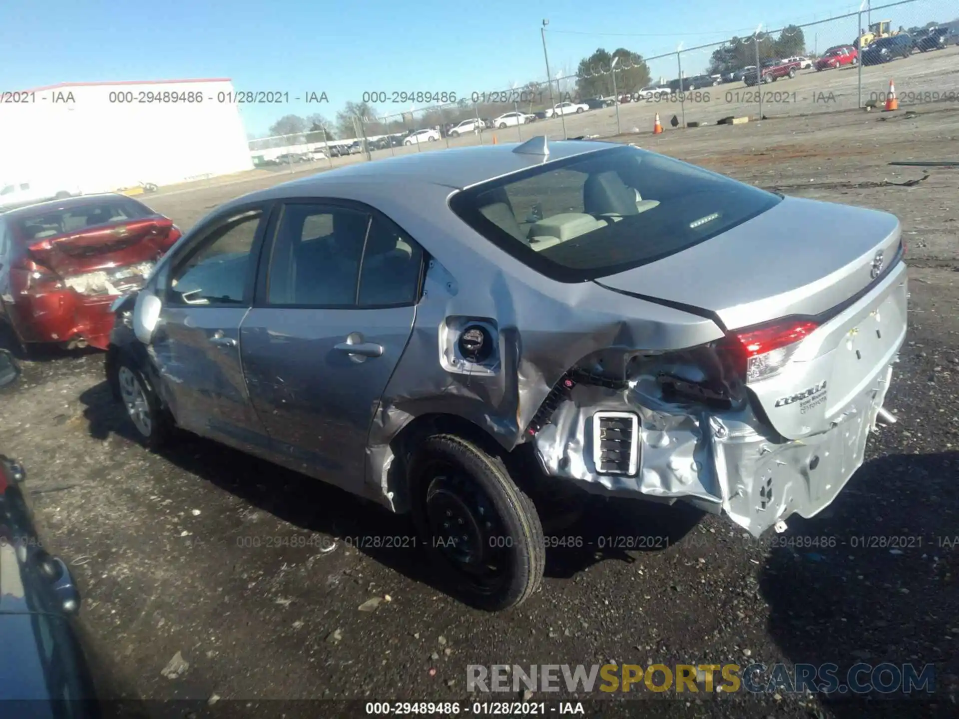 2 Photograph of a damaged car JTDEPRAEXLJ030394 TOYOTA COROLLA 2020