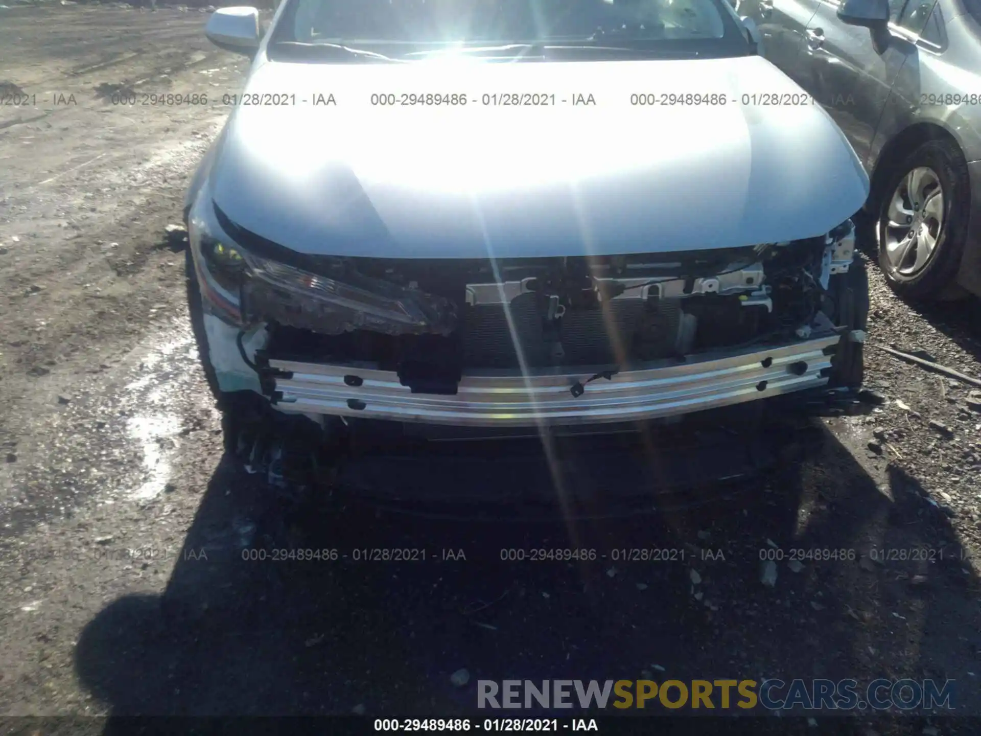 5 Photograph of a damaged car JTDEPRAEXLJ030394 TOYOTA COROLLA 2020