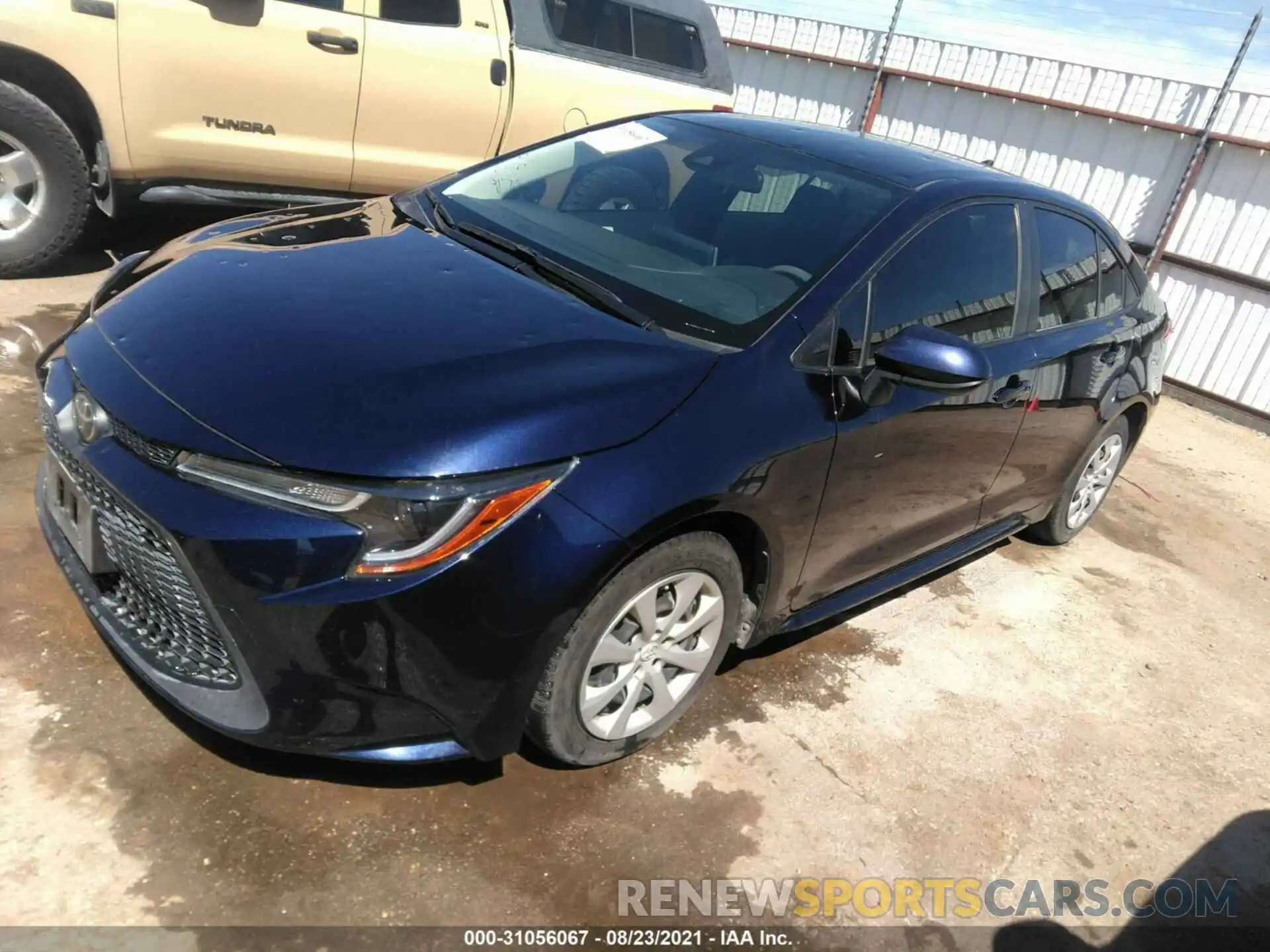 2 Photograph of a damaged car JTDEPRAEXLJ030590 TOYOTA COROLLA 2020