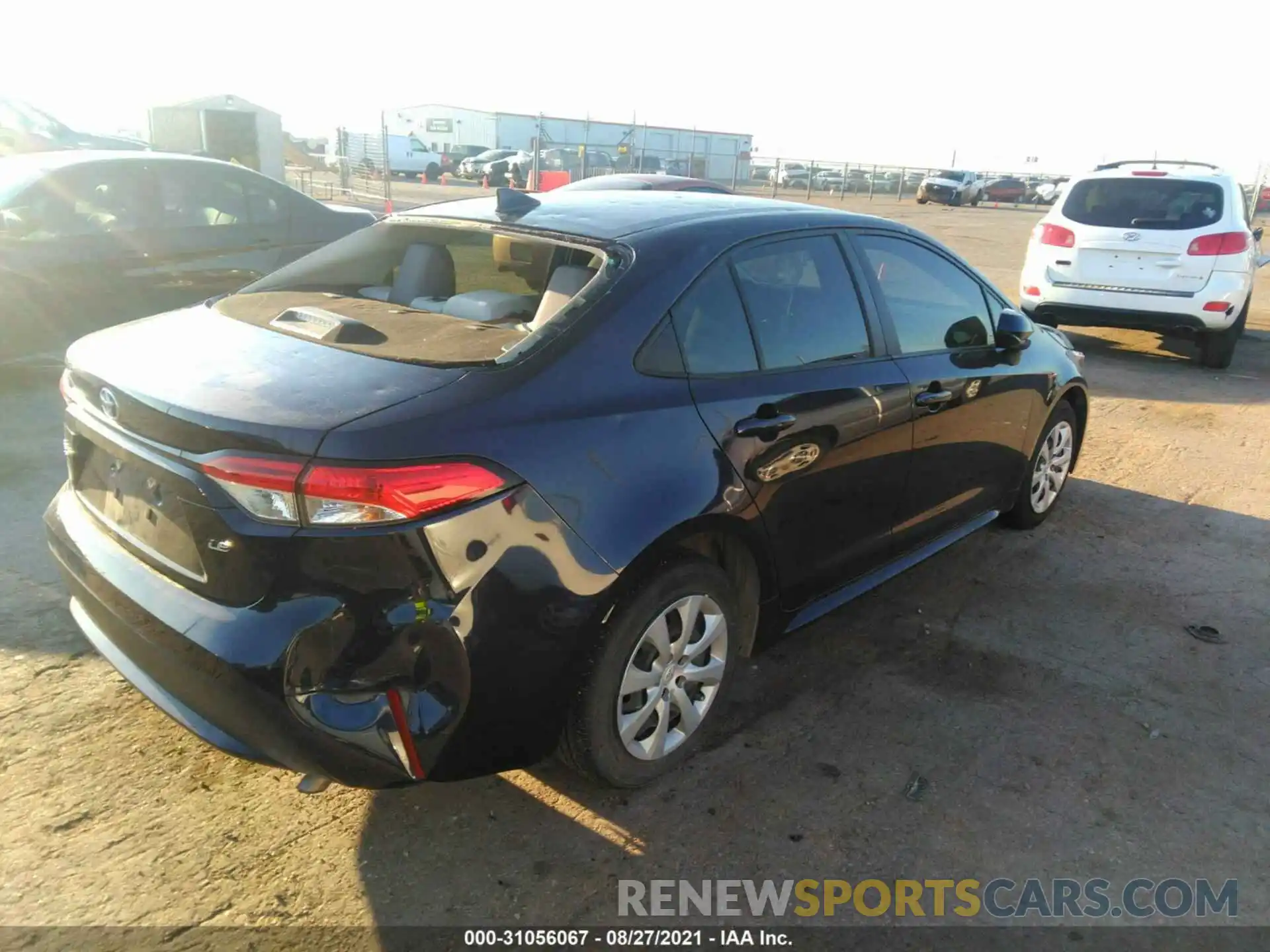 4 Photograph of a damaged car JTDEPRAEXLJ030590 TOYOTA COROLLA 2020