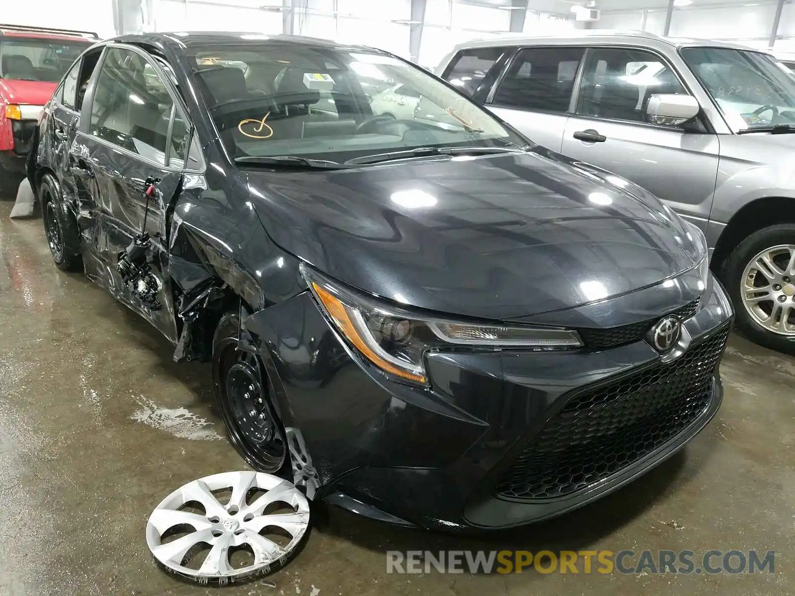 1 Photograph of a damaged car JTDEPRAEXLJ030847 TOYOTA COROLLA 2020