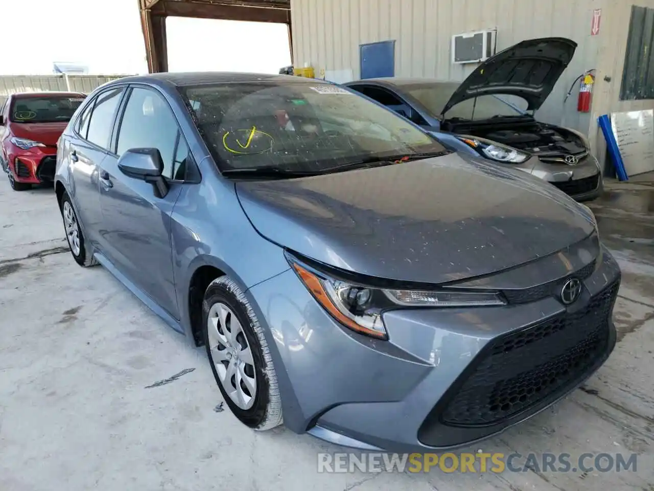 1 Photograph of a damaged car JTDEPRAEXLJ031254 TOYOTA COROLLA 2020