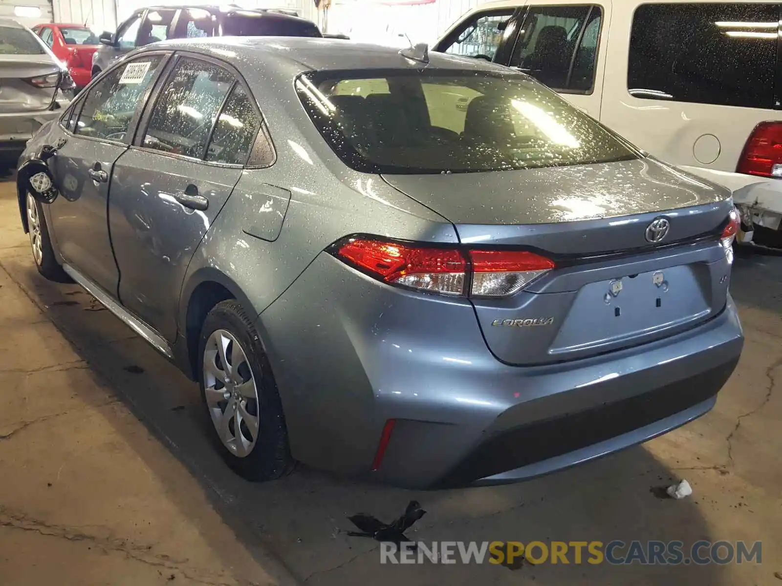 3 Photograph of a damaged car JTDEPRAEXLJ031268 TOYOTA COROLLA 2020