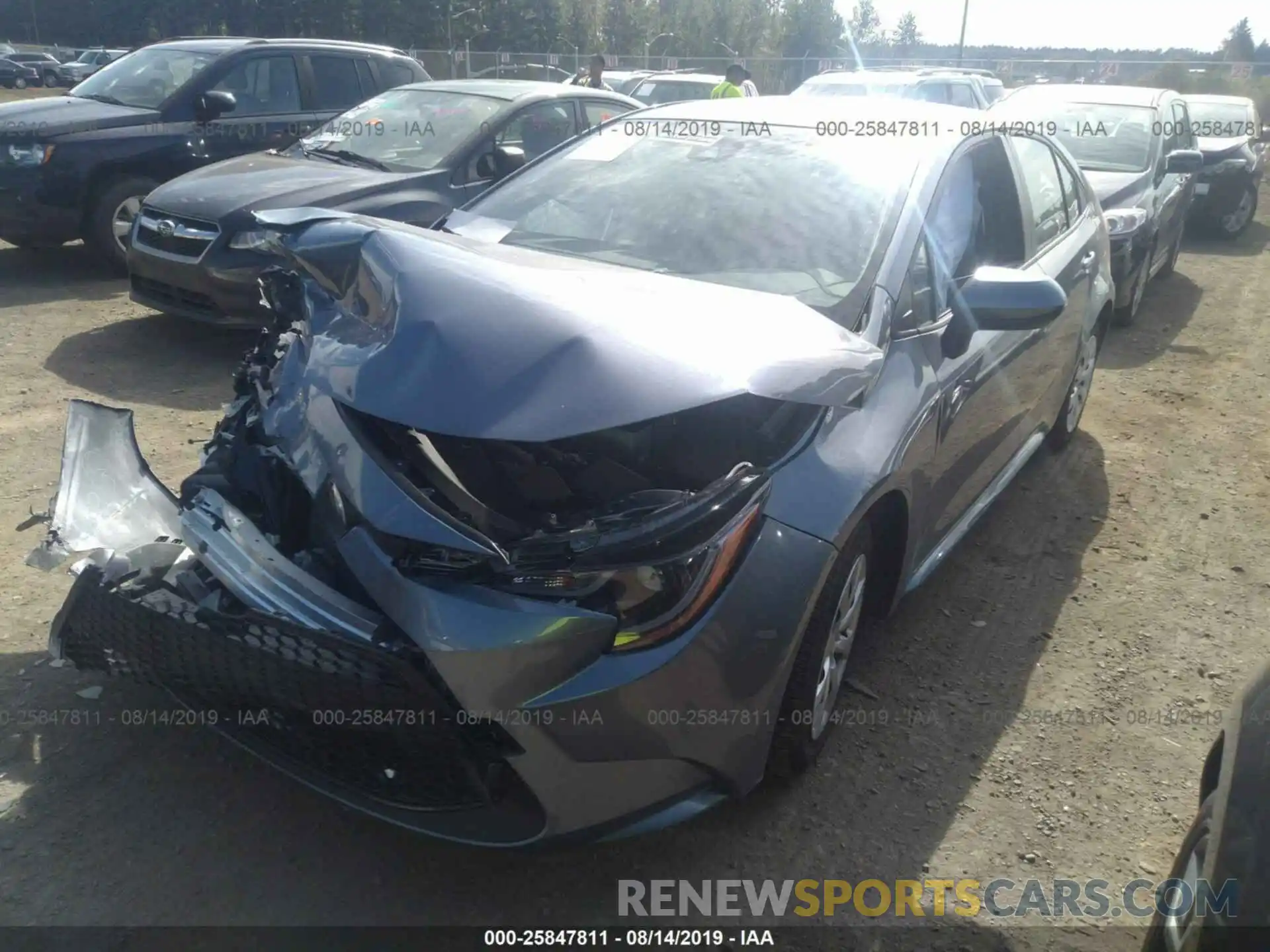 2 Photograph of a damaged car JTDEPRAEXLJ031710 TOYOTA COROLLA 2020