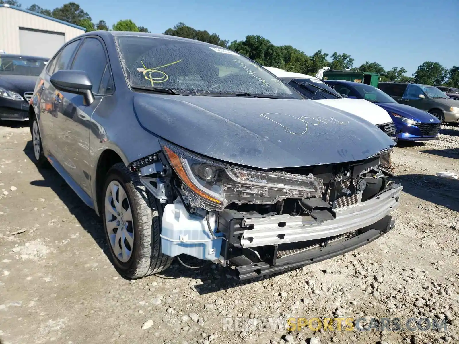 1 Photograph of a damaged car JTDEPRAEXLJ031819 TOYOTA COROLLA 2020