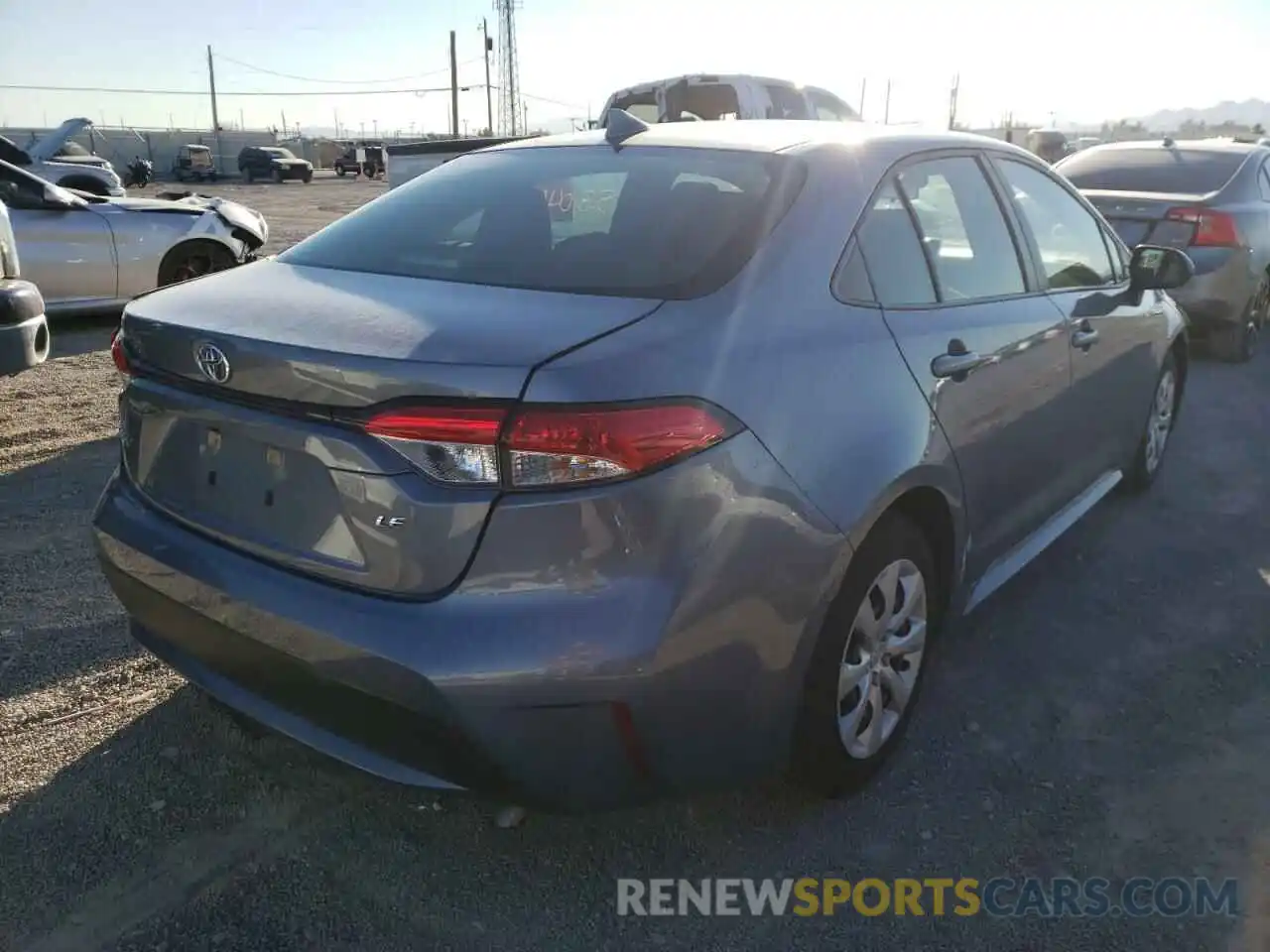 4 Photograph of a damaged car JTDEPRAEXLJ031920 TOYOTA COROLLA 2020