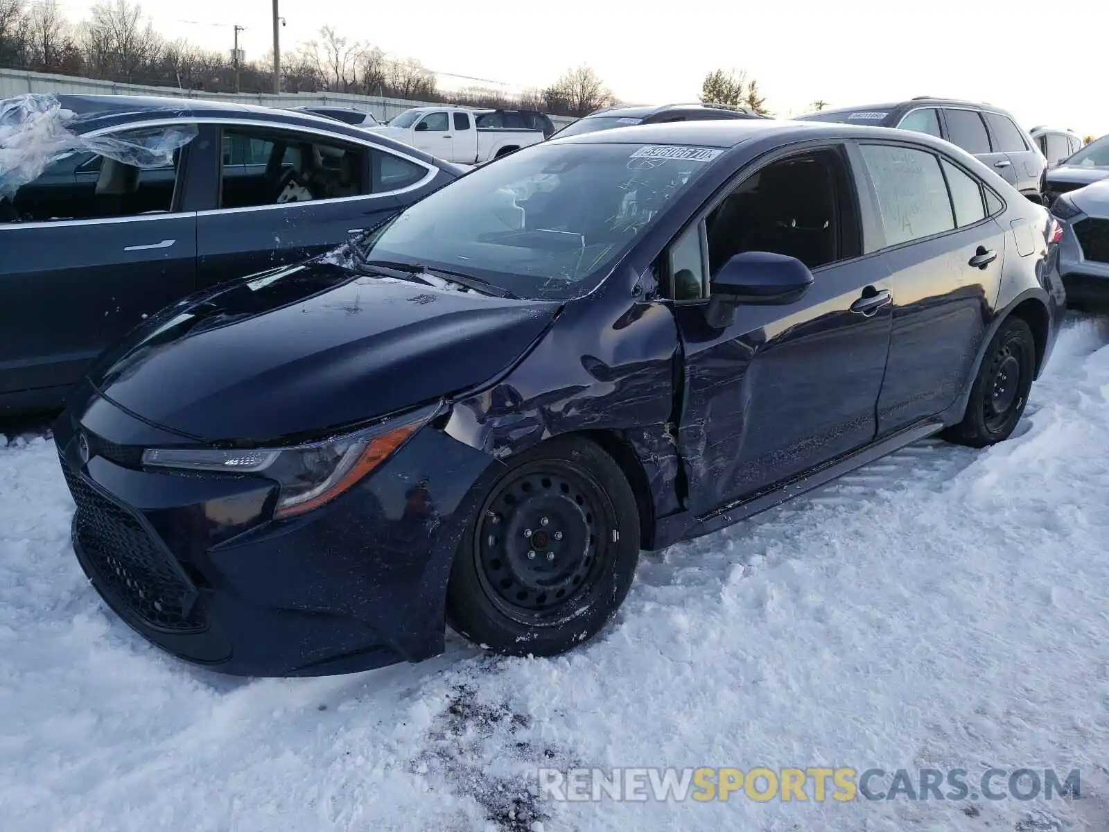 2 Photograph of a damaged car JTDEPRAEXLJ031948 TOYOTA COROLLA 2020