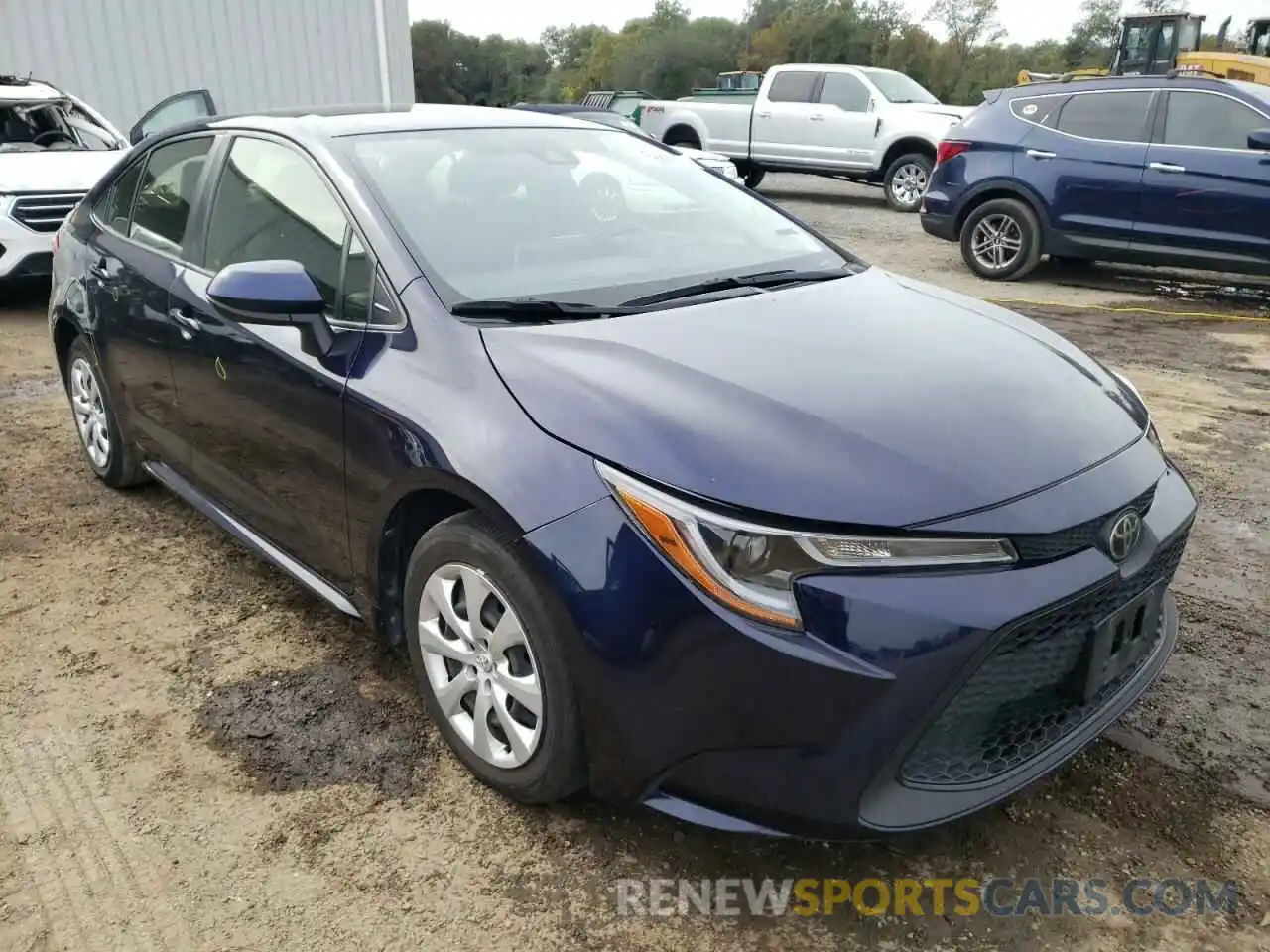 1 Photograph of a damaged car JTDEPRAEXLJ032016 TOYOTA COROLLA 2020