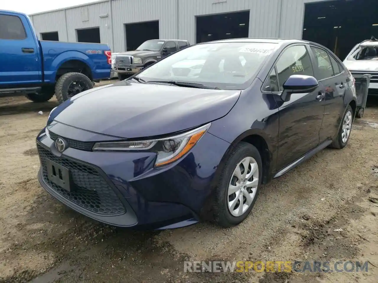 2 Photograph of a damaged car JTDEPRAEXLJ032016 TOYOTA COROLLA 2020