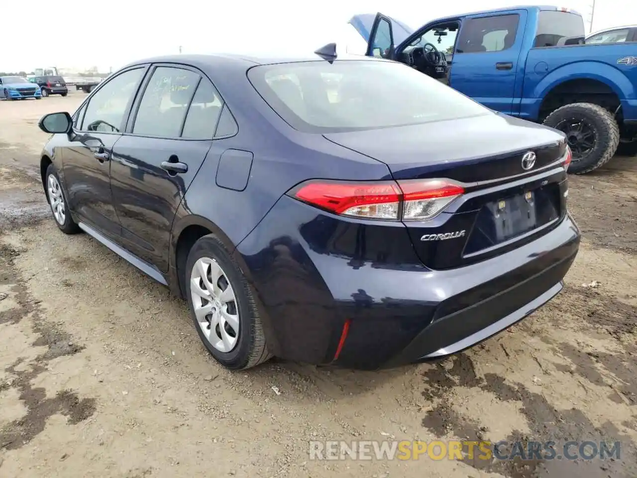 3 Photograph of a damaged car JTDEPRAEXLJ032016 TOYOTA COROLLA 2020