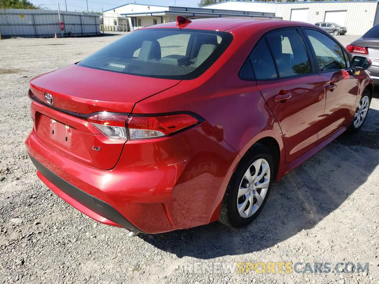 4 Photograph of a damaged car JTDEPRAEXLJ032579 TOYOTA COROLLA 2020