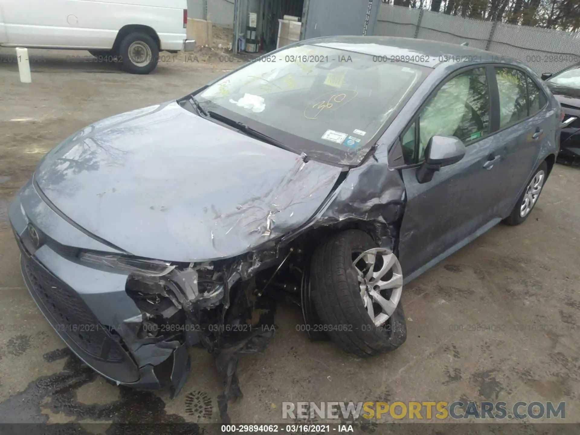 2 Photograph of a damaged car JTDEPRAEXLJ032940 TOYOTA COROLLA 2020