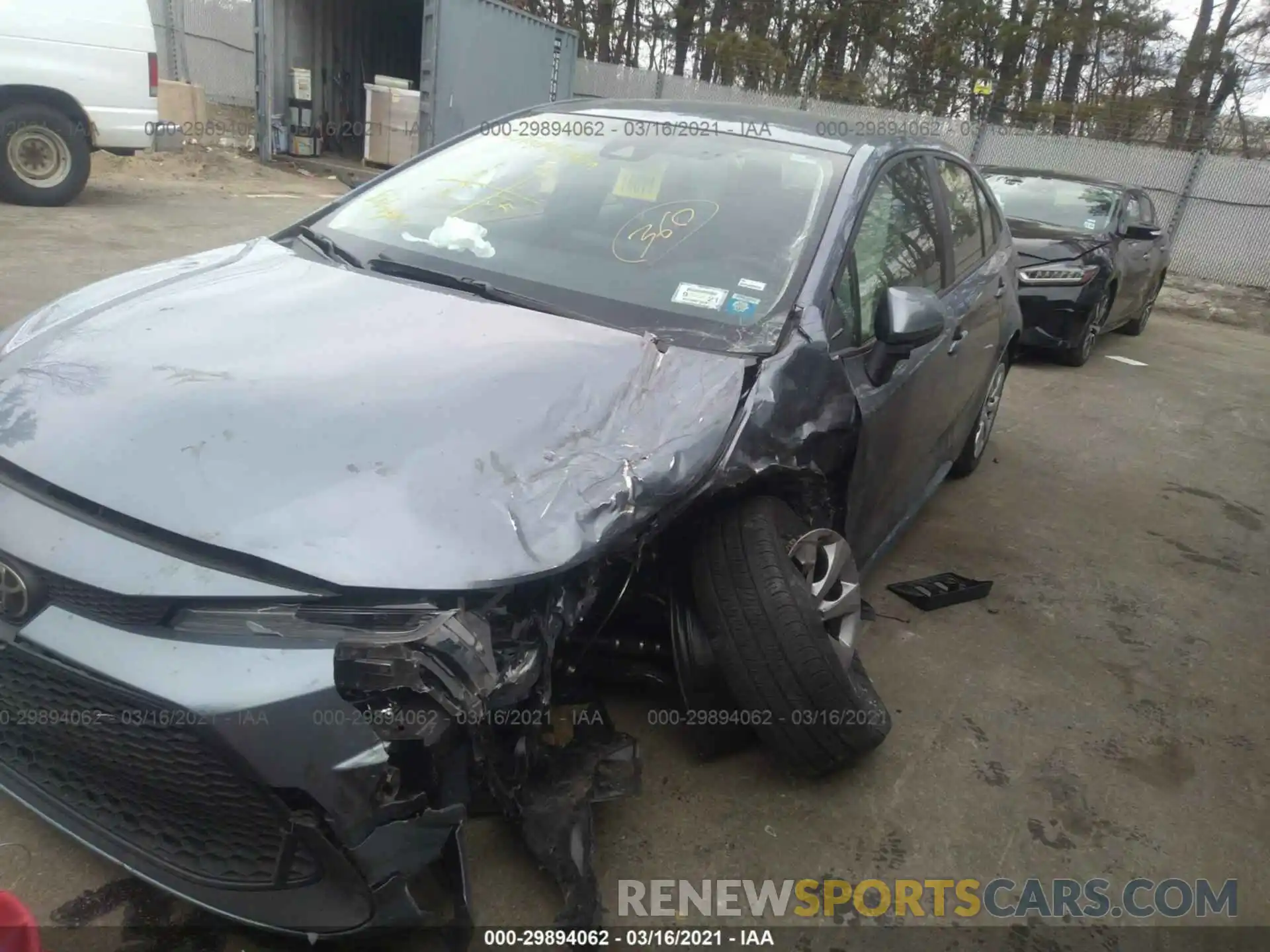 6 Photograph of a damaged car JTDEPRAEXLJ032940 TOYOTA COROLLA 2020