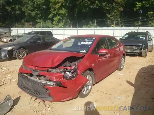 2 Photograph of a damaged car JTDEPRAEXLJ034431 TOYOTA COROLLA 2020