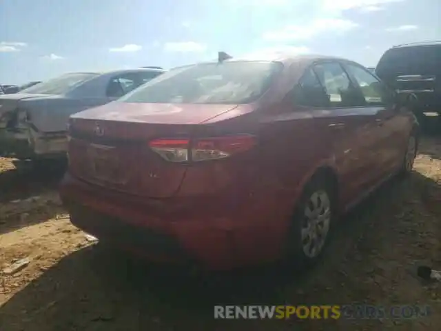 4 Photograph of a damaged car JTDEPRAEXLJ034431 TOYOTA COROLLA 2020