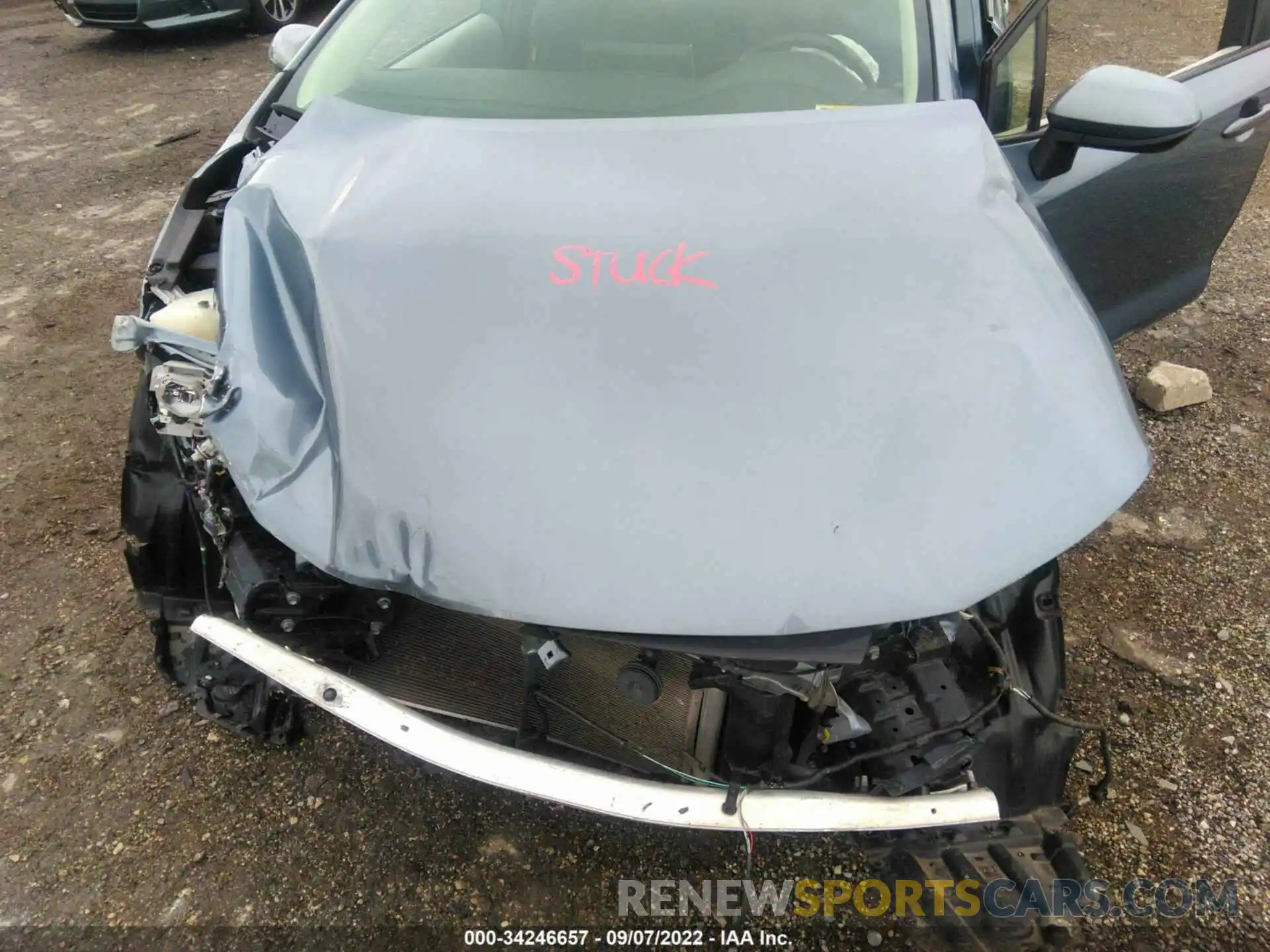 10 Photograph of a damaged car JTDEPRAEXLJ034557 TOYOTA COROLLA 2020