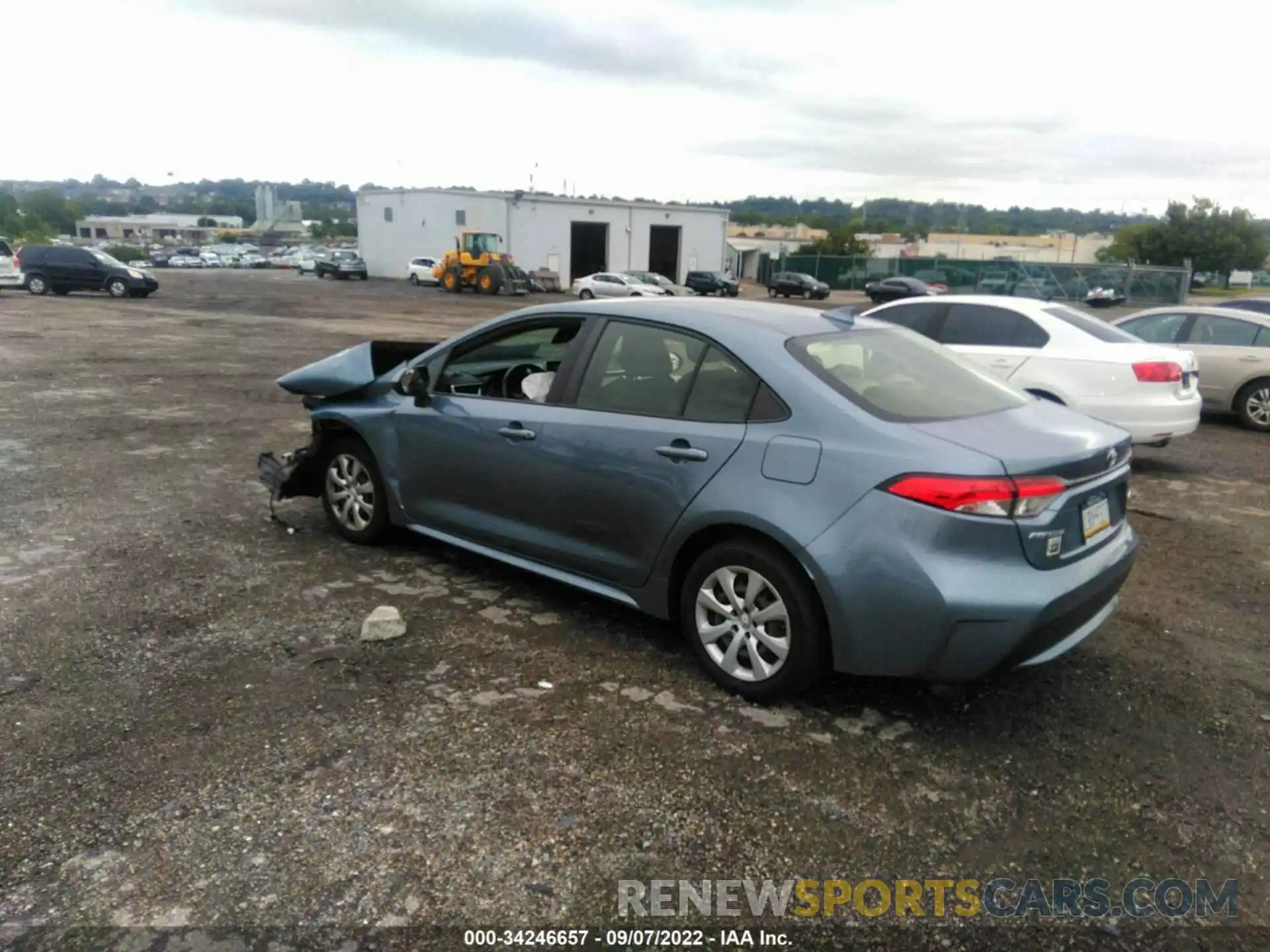 3 Photograph of a damaged car JTDEPRAEXLJ034557 TOYOTA COROLLA 2020