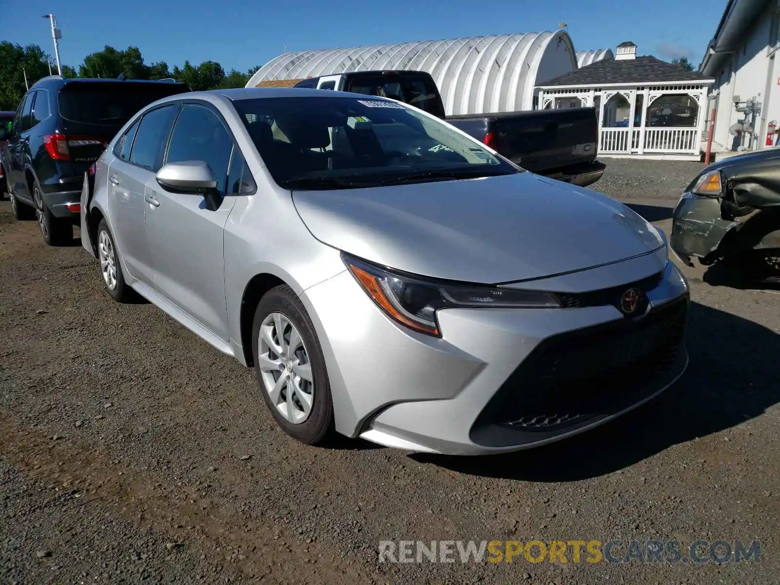 1 Photograph of a damaged car JTDEPRAEXLJ034929 TOYOTA COROLLA 2020