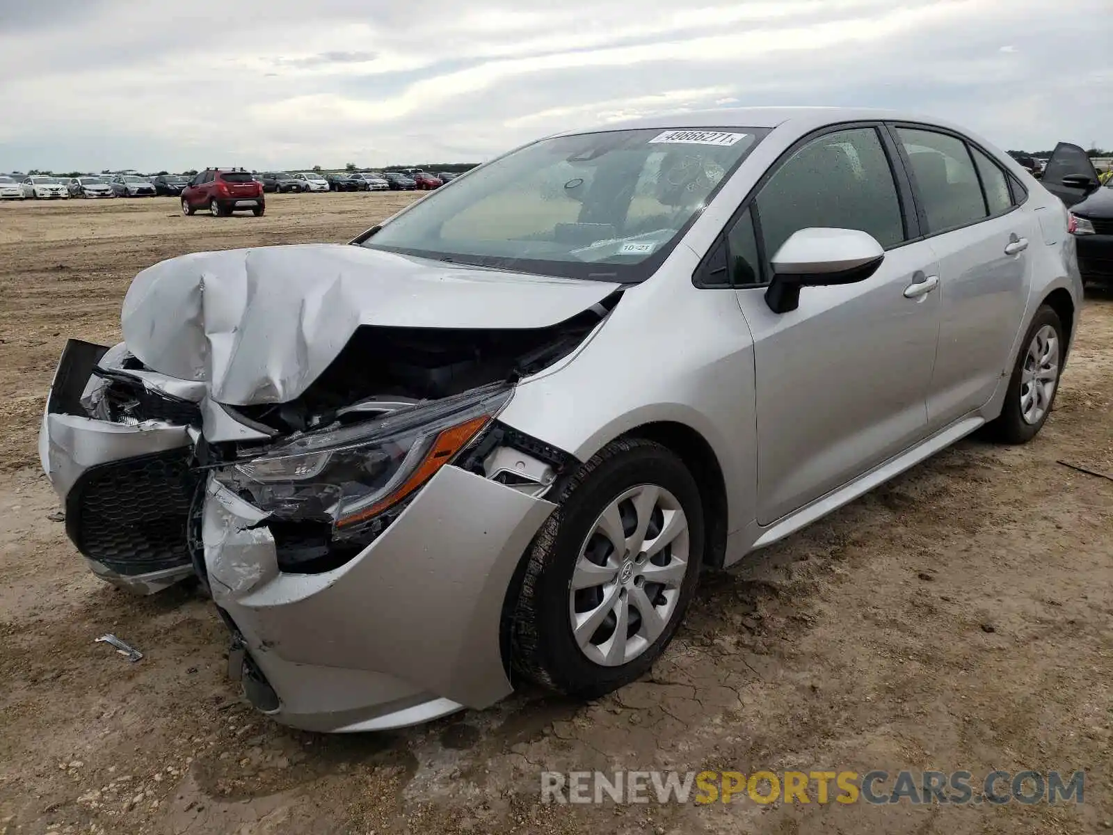 2 Photograph of a damaged car JTDEPRAEXLJ034994 TOYOTA COROLLA 2020