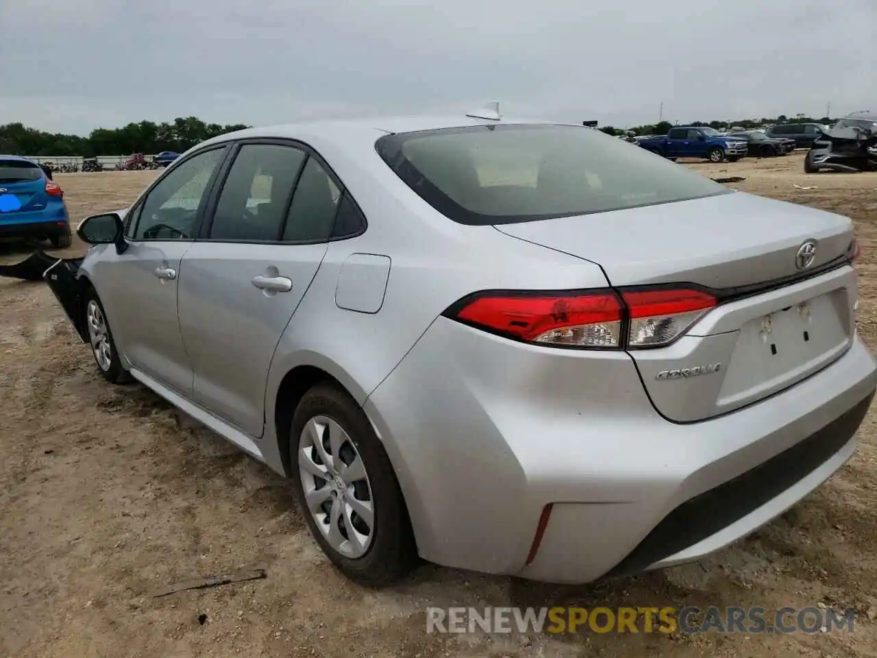 3 Photograph of a damaged car JTDEPRAEXLJ034994 TOYOTA COROLLA 2020