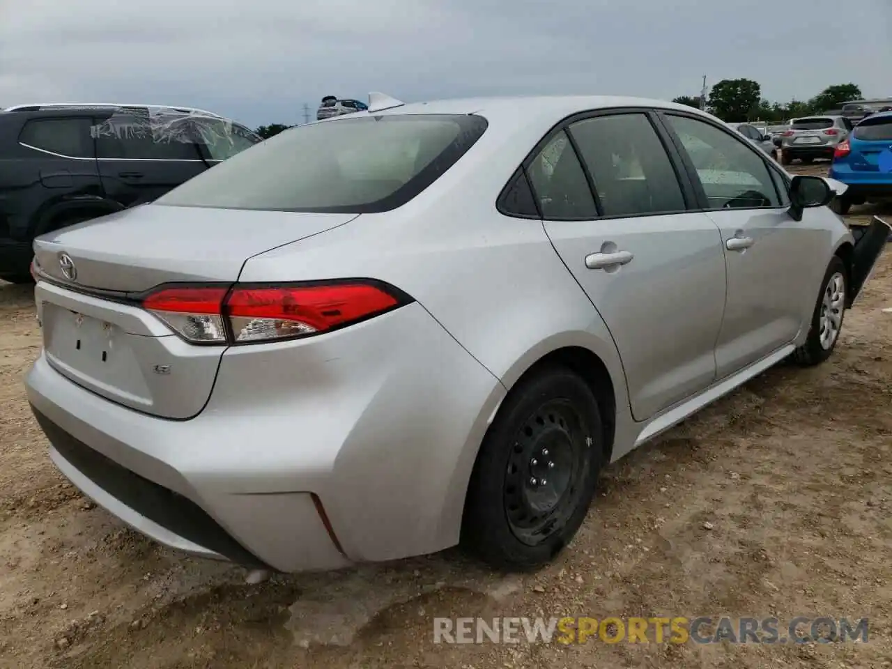 4 Photograph of a damaged car JTDEPRAEXLJ034994 TOYOTA COROLLA 2020