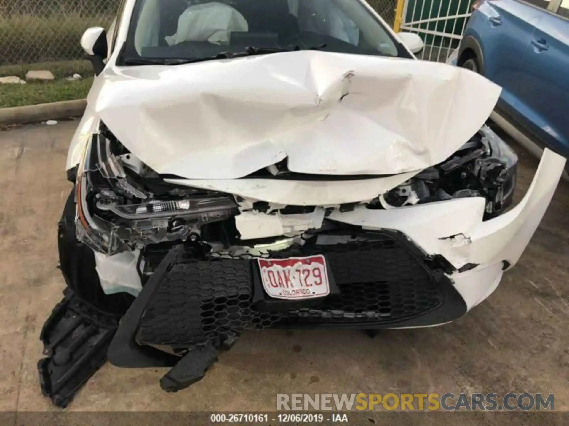 6 Photograph of a damaged car JTDEPRAEXLJ035031 TOYOTA COROLLA 2020