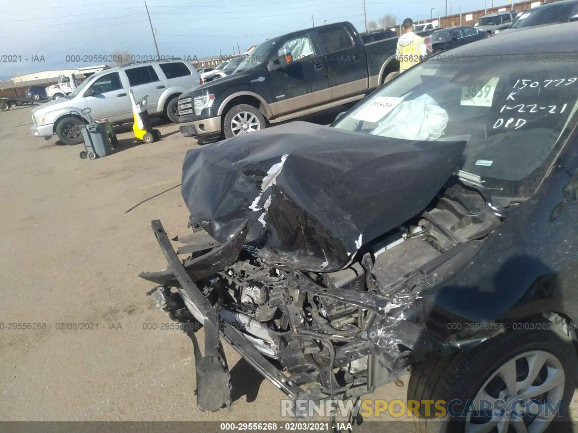 6 Photograph of a damaged car JTDEPRAEXLJ035076 TOYOTA COROLLA 2020